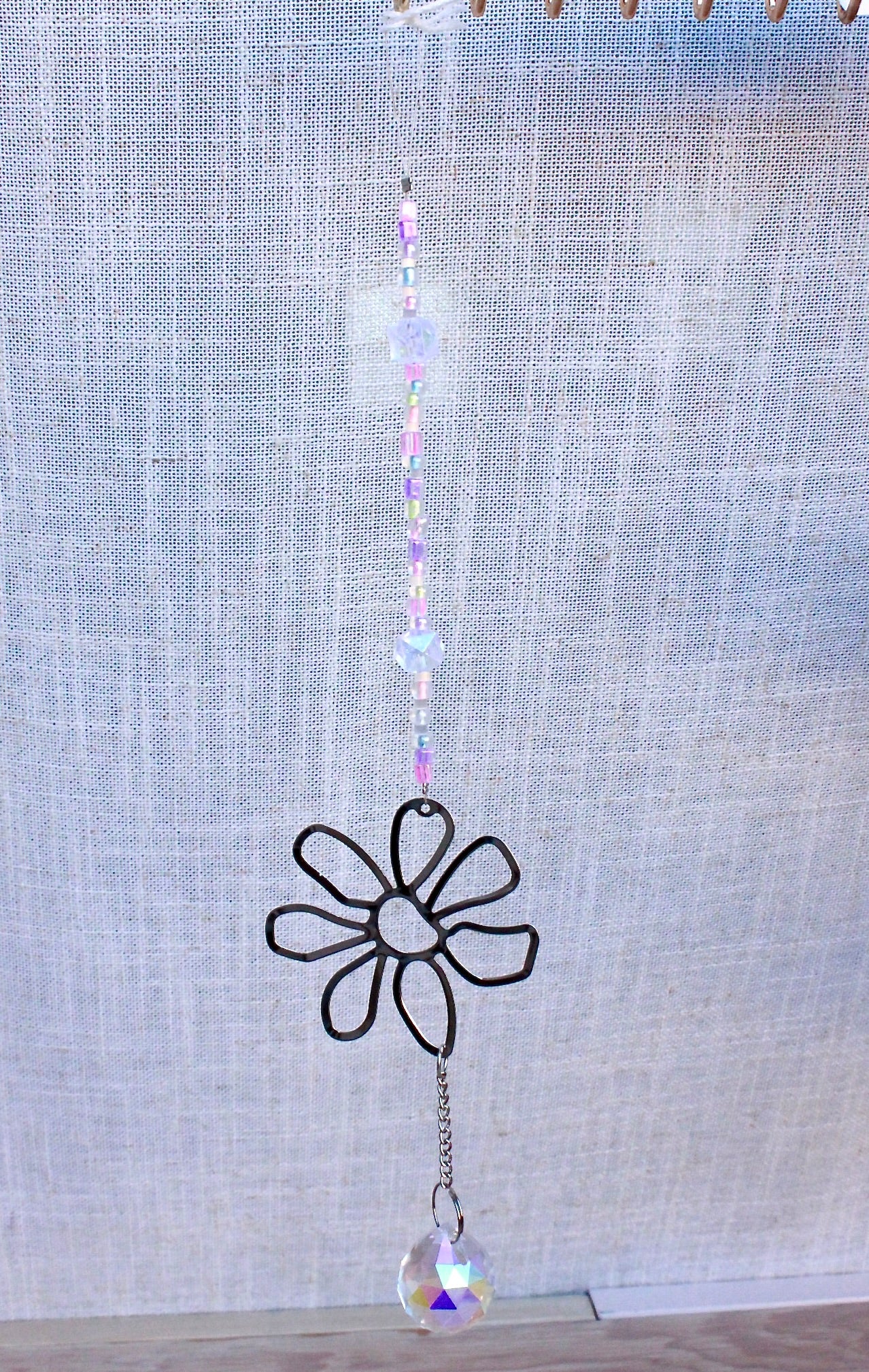 Groovy Flower Rainbow Sun Catcher