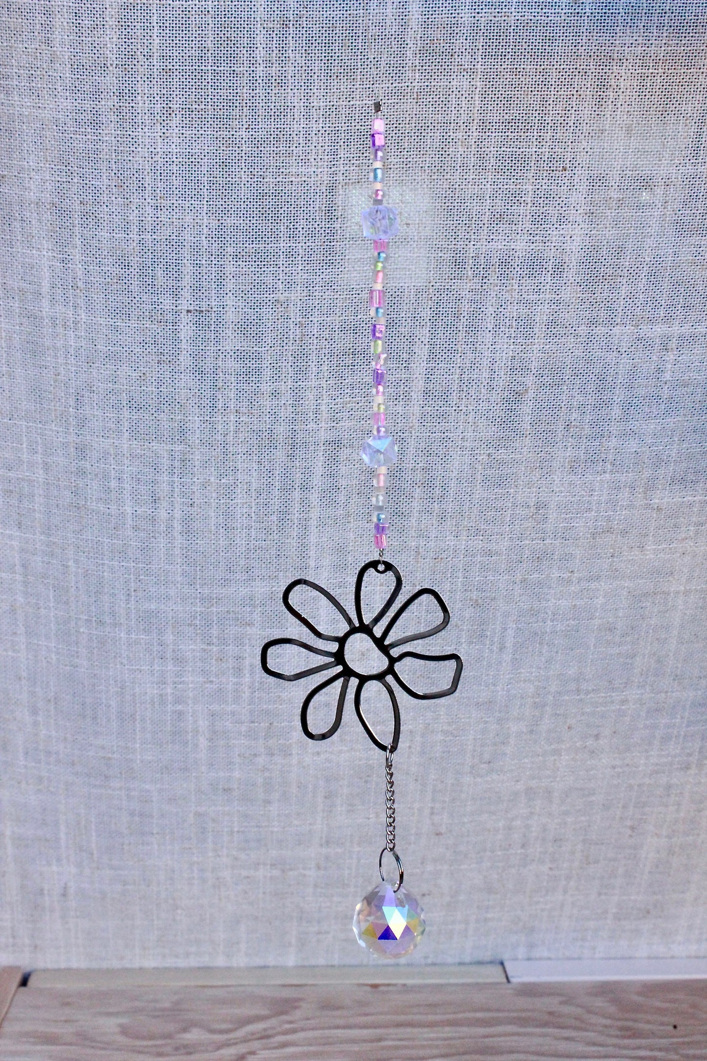 Groovy Flower Rainbow Sun Catcher