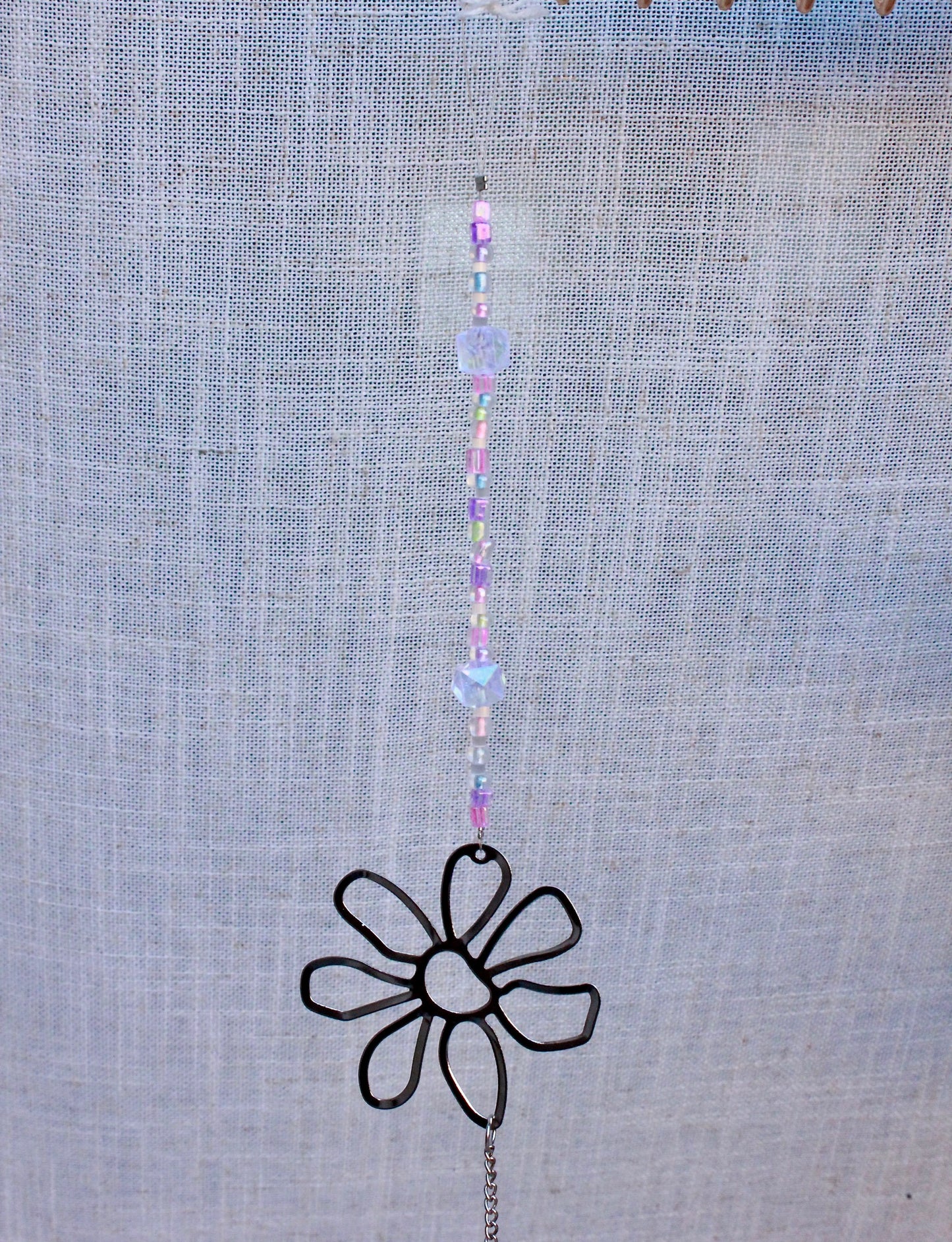 Groovy Flower Rainbow Sun Catcher