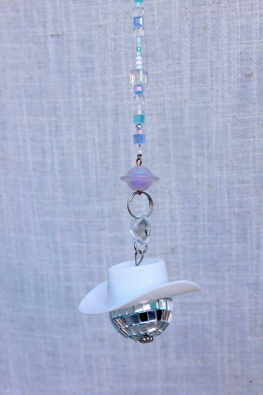 Galactic Disco Cowboy Sun Catcher